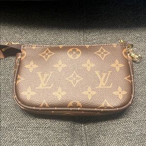 Louis Vuitton Monogram Mini Pochette Bag - Very Good Condition